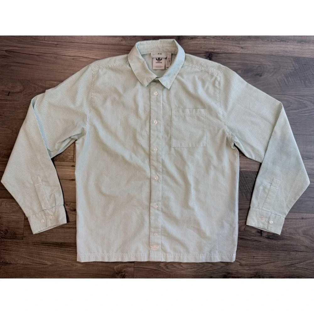 adidas Shmoofoil Mark Gonzales Collab Unitefit Seersucker Stripe Button Up S